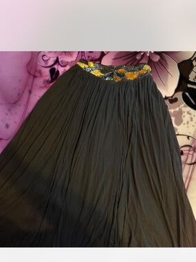 Y2K Beaded Boho Skirt
